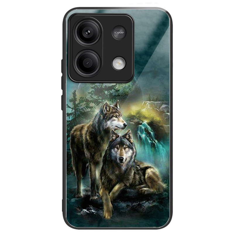 Xiaomi Redmi Note 13 5G Panzerglas
 Cover Wolfsmotiv