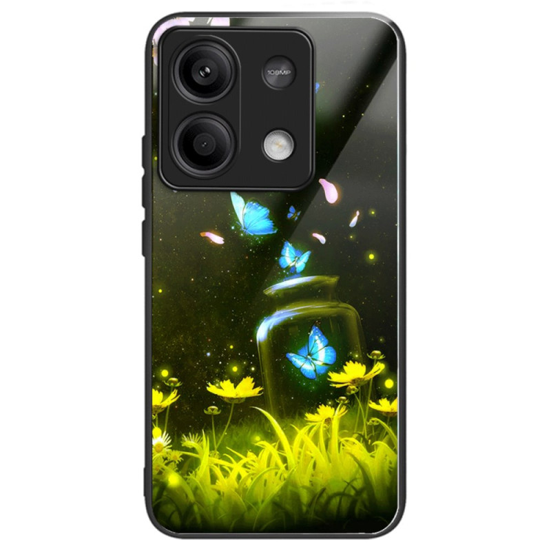 Cover Xiaomi Redmi Note 13 5G Panzerglas
 Schmetterlinge in Flasche