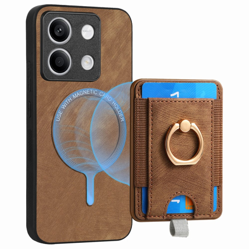 Xiaomi Redmi Note 13 5G Cover Abnehmbarer Kartenhalter und Ring