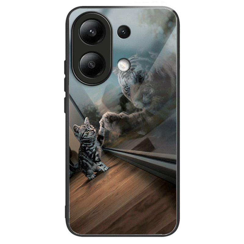 Cover Xiaomi Redmi Note 13 4G Katze Spiegel