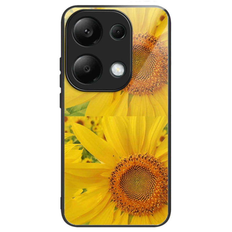 Xiaomi Redmi Note 13 Pro 4G / Poco M6 Pro 4G Panzerglas
 Sonnenblumen Cover