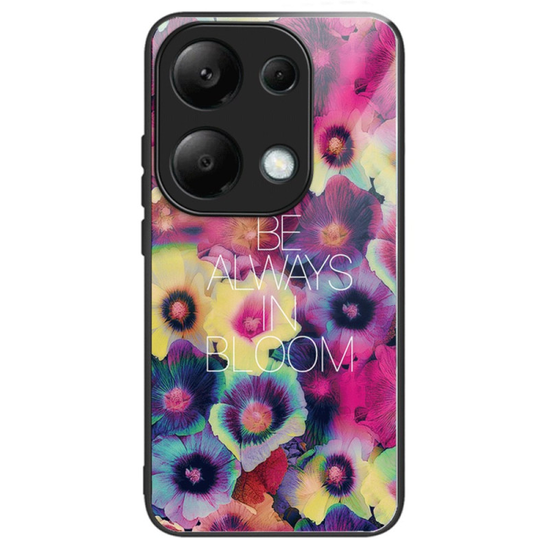 Xiaomi Redmi Note 13 Pro 4G / Poco M6 Pro 4G Panzerglas
 Cover Farbige Blumen