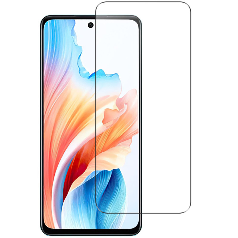 Vollständiger Schutz aus gehärtetem Glas für das Display des Oppo A79 5G