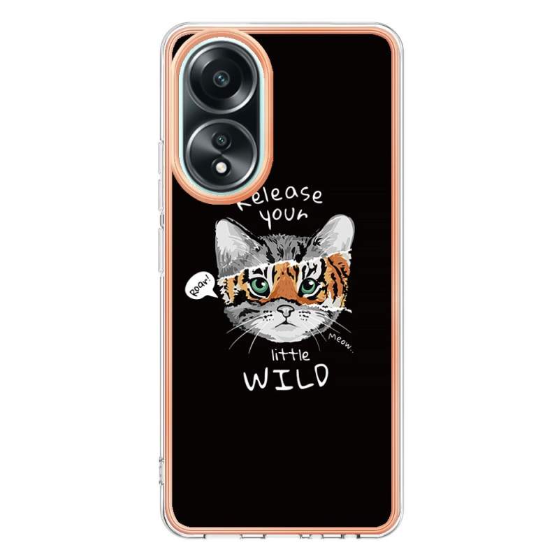 Oppo A58 Katze und Tiger Cover