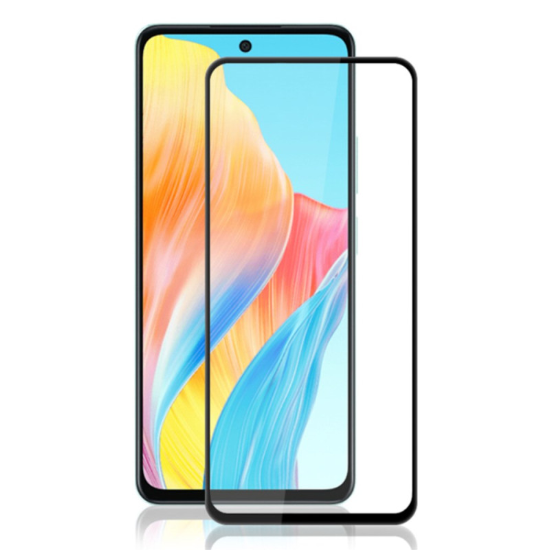 Vollständiger Schutz aus gehärtetem Glas für das Display des Oppo A58 AMORUS