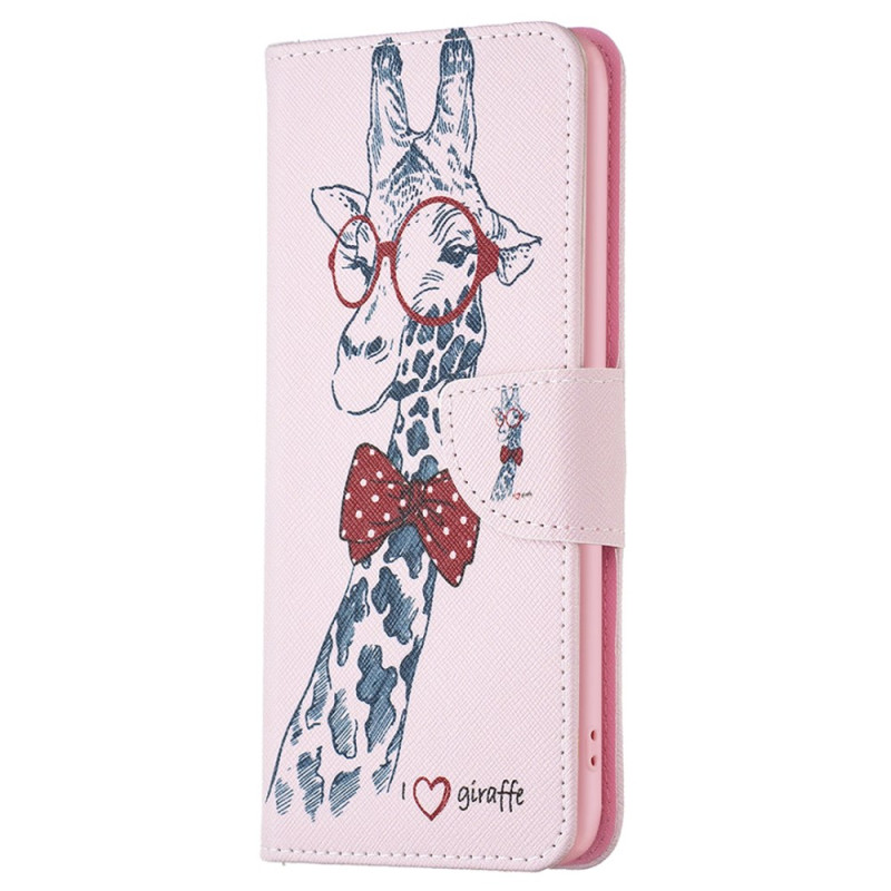 Oppo A38 Giraffe Intello Tasche mit Riemen