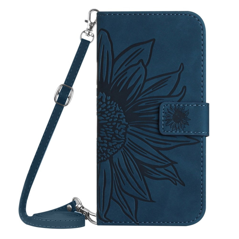 Oppo A78 5G Sonnenblume Tasche mit Schulterriemen