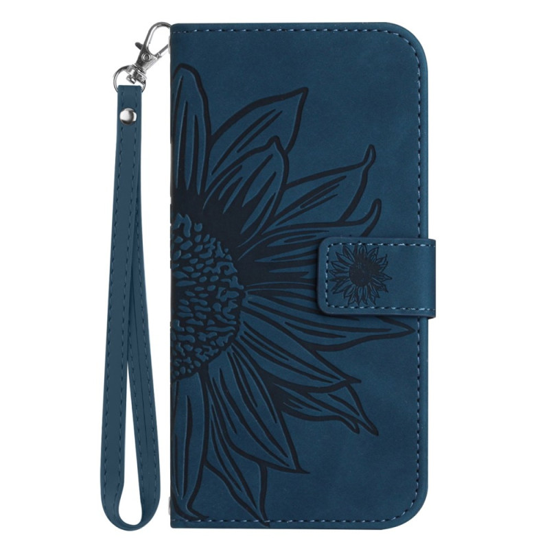 Oppo A78 Sonnenblumen-Tasche mit Riemen