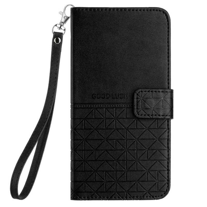 Oppo A78 5G Tasche Geometrisches Muster Frise mit Riemen