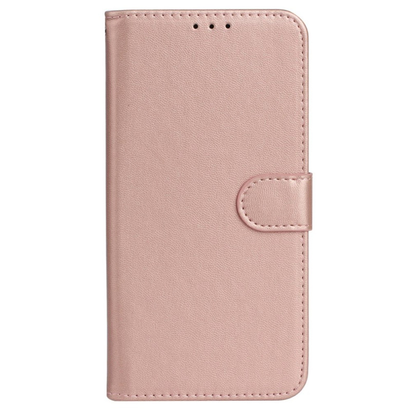 Oppo A98 5G Tasche mit Lederoptik und Trageriemen