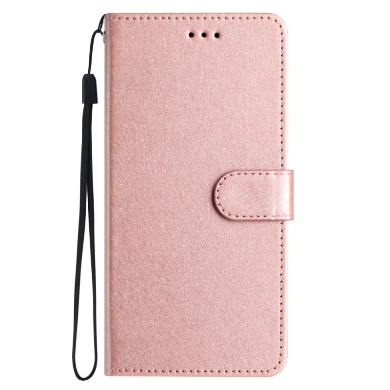 Oppo A77 5G / A57 5G Seidentextur Tasche mit Trageriemen