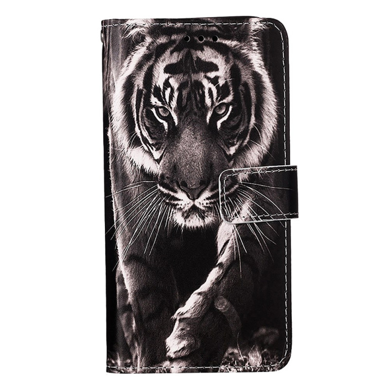 Xiaomi Redmi A3 / Poco C61 Tiger Tasche mit Riemen