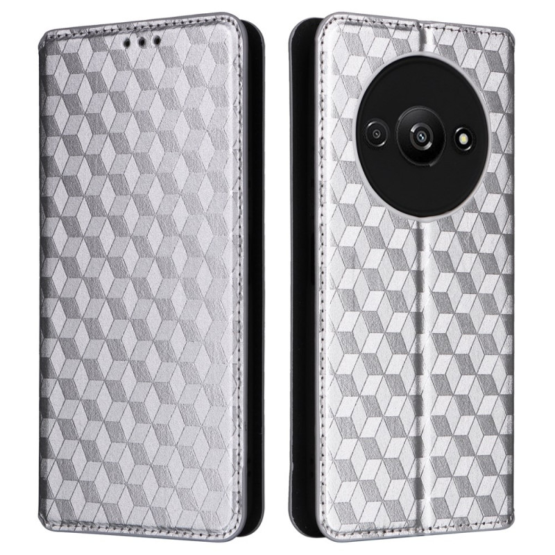 Flip Cover Xiaomi Redmi A3 / Poco C61 3D Würfel