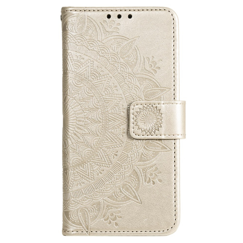 Xiaomi Redmi A3 Mandala Sonnenschein Tasche mit Riemen