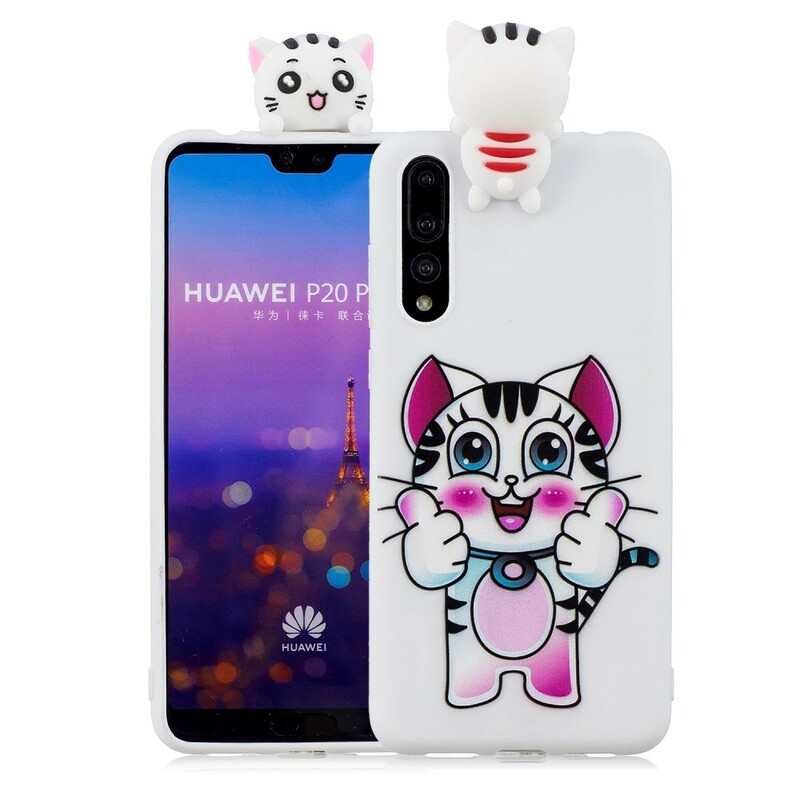 Huawei P20 Pro 3D Katze Fun Cover