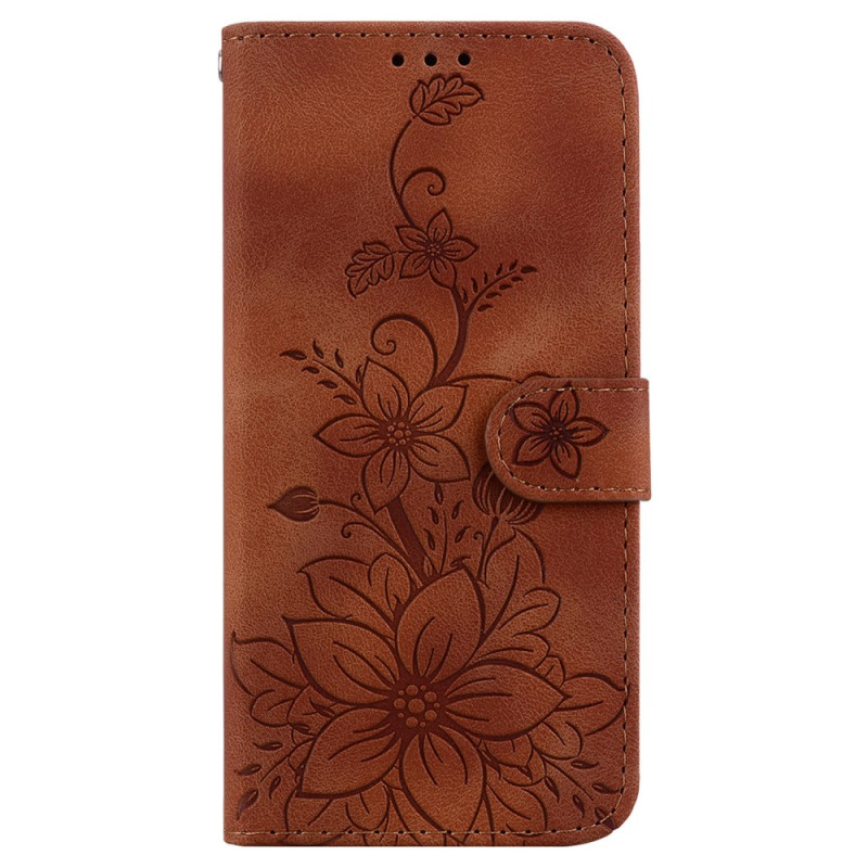 Oppo A60 Tasche Blumenmuster mit Riemen