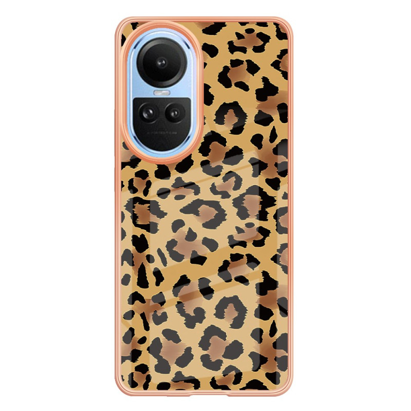 Oppo Reno 10 Cover mit Leopardenmuster