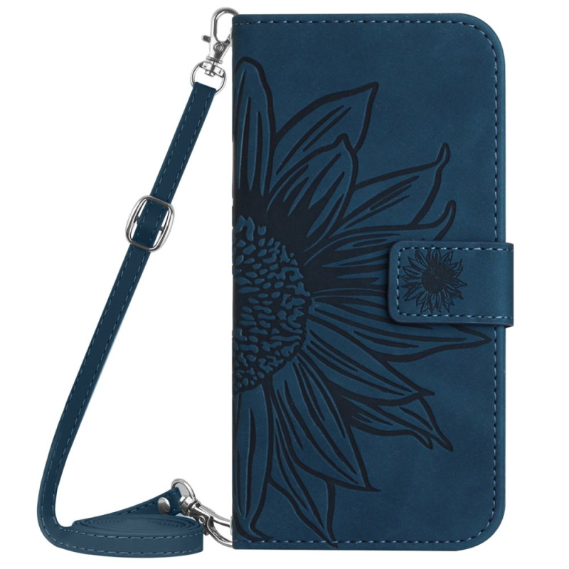 Sony Xperia 10 VI Sonnenblume Tasche Schulterriemen