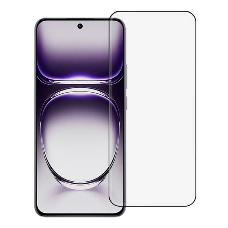 Vollständiger Schutz aus gehärtetem Glas für das Display des Oppo Reno 12 5G