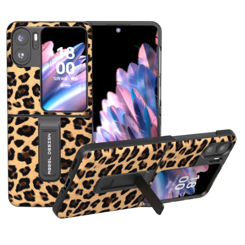 Oppo Find N2 Flip Style Leopard Cover ABEEL