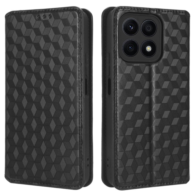 Flip Cover Honor X8a Rauten 3D