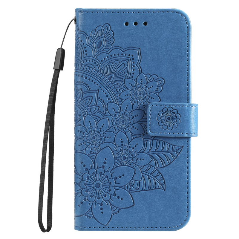 Hülle Realme 12 Plus 5G Druck Mandala mit Trageriemen