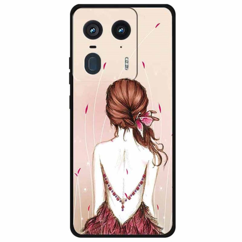 Motorola Edge 50 Ultra Girl Skizze Cover