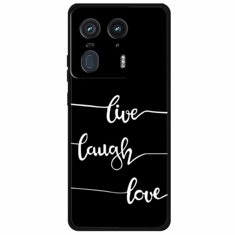 Motorola Edge 50 Ultra LIve Laugh Love Cover