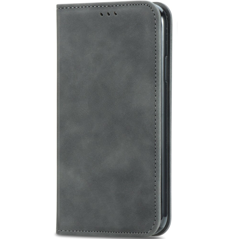 Flip Cover Motorola Edge 50 Fusion Wildleder-Effekt