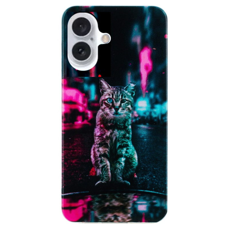 iPhone Cover 16 Katze in der Stadt