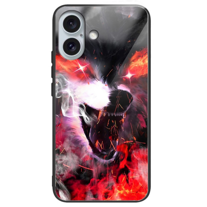 iPhone 16 Plus Panzerglas
 Cover Wilder Wolf