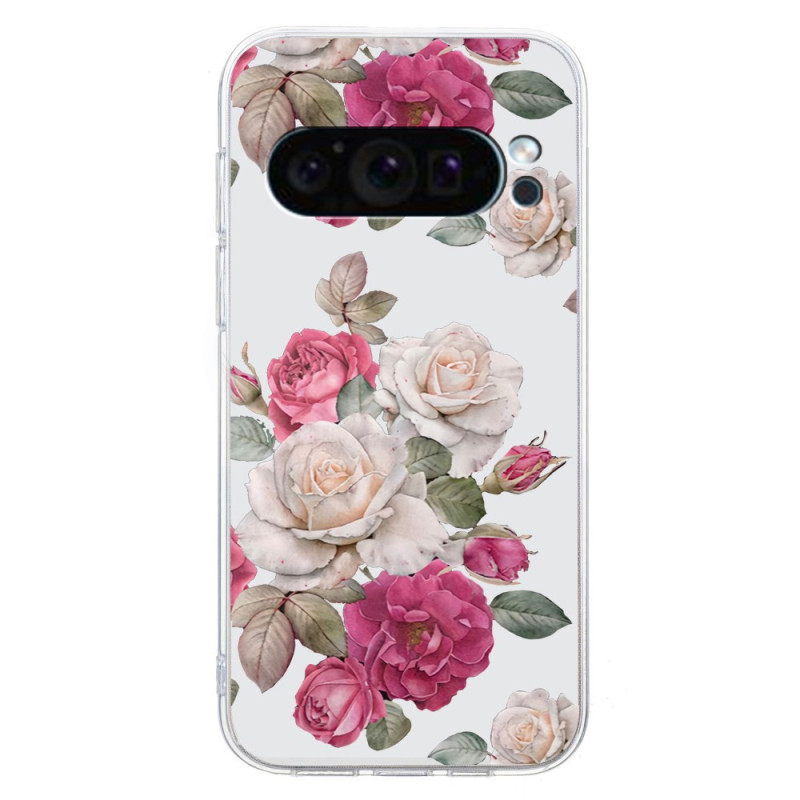 Google Pixel 9 Cover Pfingstrosen