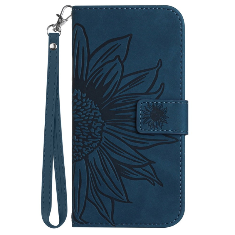 Tasche Google Pixel 9 / Pixel 9 Pro Sonnenblume mit Riemen