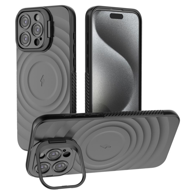 Magnetisches iPhone 16 Pro Cover mit Wellenstruktur