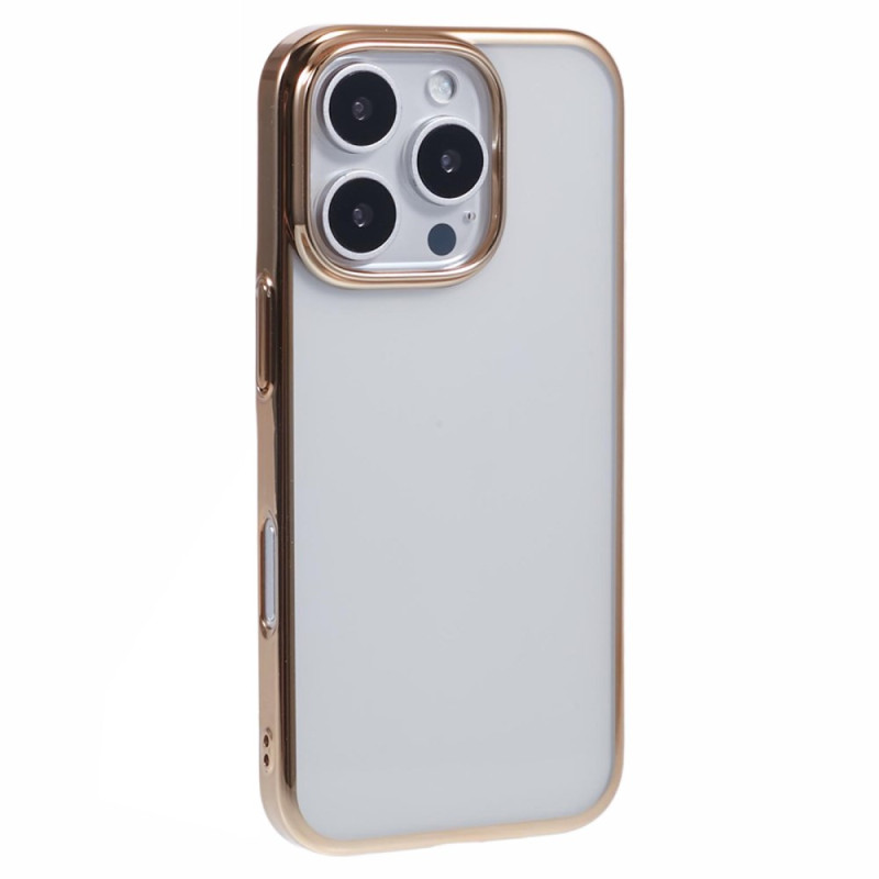 iPhone 16 Pro Max Cover Rand mit Metalleffekt X-LEVEL