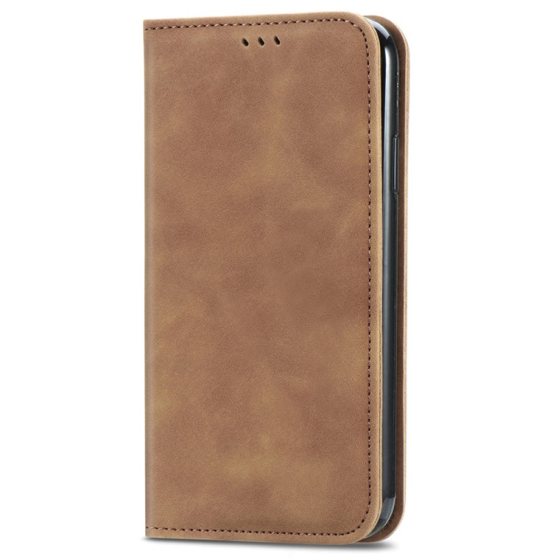 Flip Cover Oppo Reno 12 5G Wildleder-Effekt