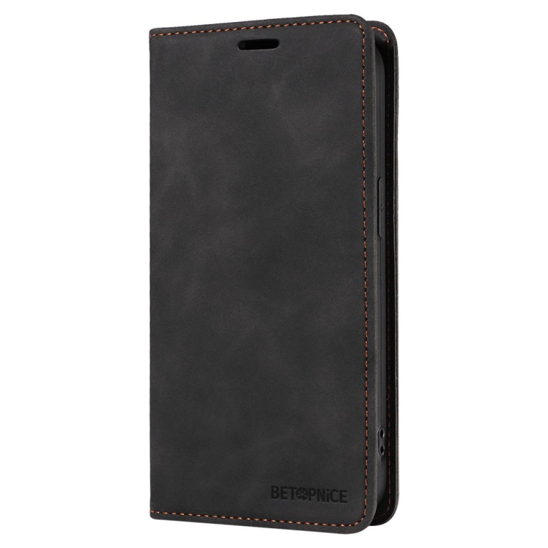 Flip Cover Oppo Reno 12 5G RFID-Sperre Wildleder-Effekt BETOPNICE