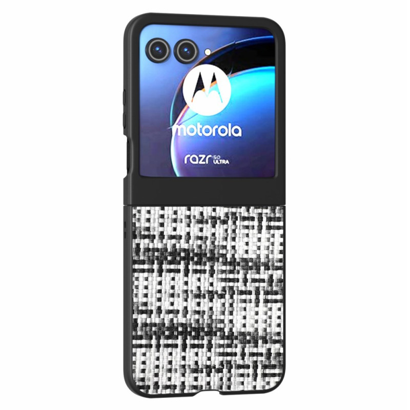 Motorola Razr 50 5G Cover Karo Textur