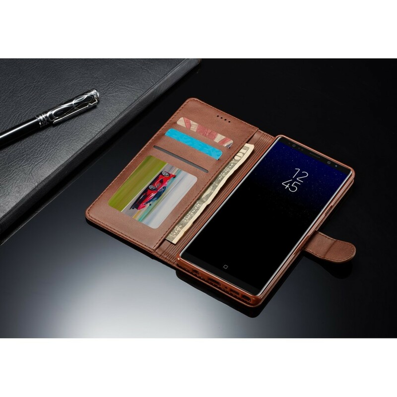 Hülle Samsung Galaxy Note 9 LC.IMEEKE Lederoptik