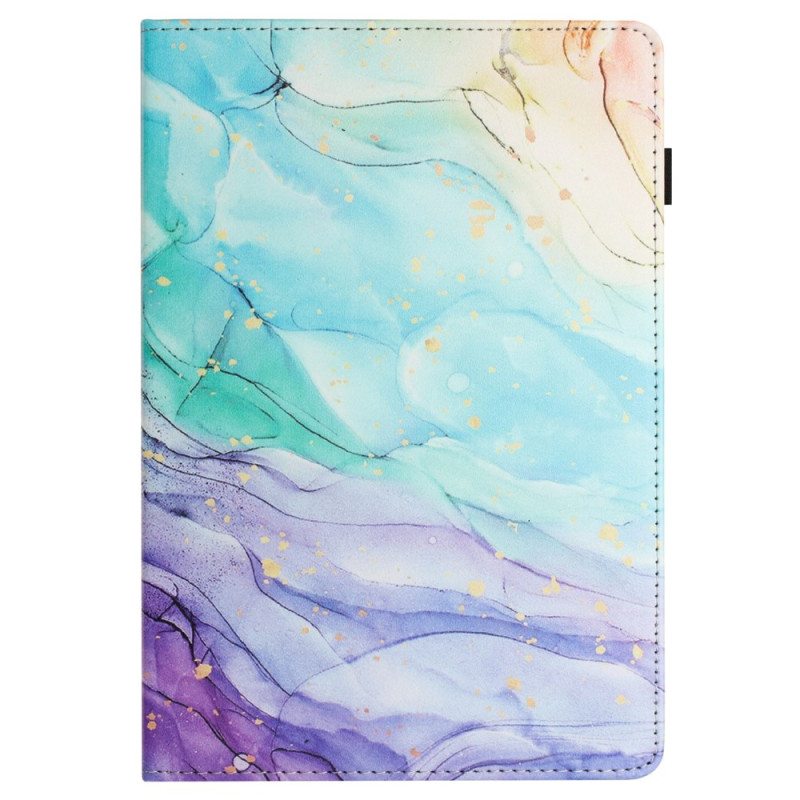 iPad Pro 11 (2024) Tasche Marmorierte Farbe