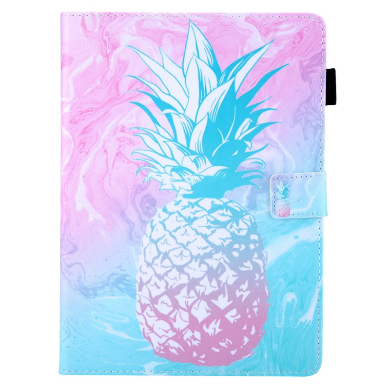 iPad Pro 11 (2024) Ananas Hülle Blau und Pink