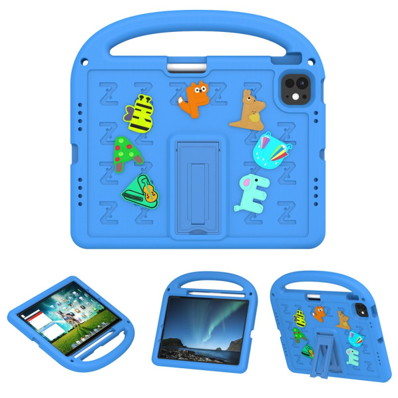 iPad Cover Air 11 (2025) (2024) / Pro 11 (2024) Kids Ständer und Schultergurt