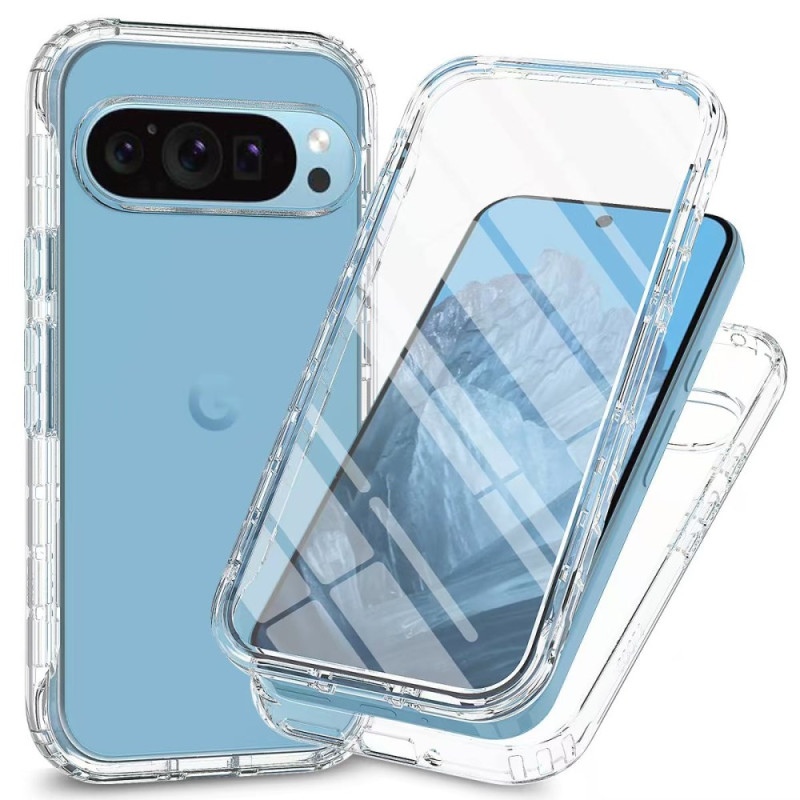 Google Pixel 9 / Pixel 9 Pro Cover Vollständiger Schutz und Displayschutzfolie