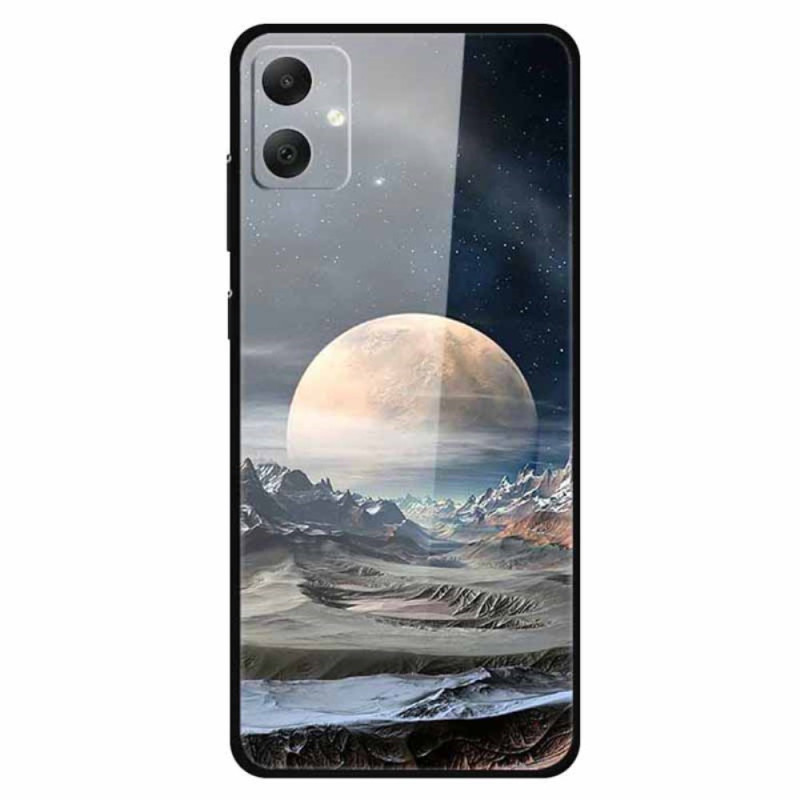 Samsung Galaxy A05 Panzerglas
 Cover Weißer Planet