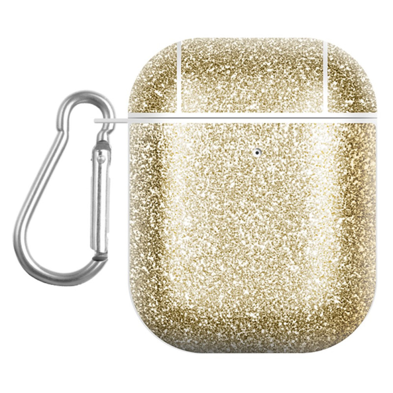 AirPods 2 / 1 Glitter Cover mit Karabinerhaken