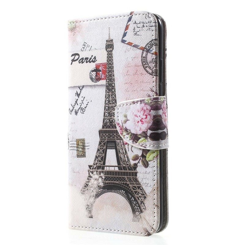 iPhone XR Hülle Eiffelturm Retro