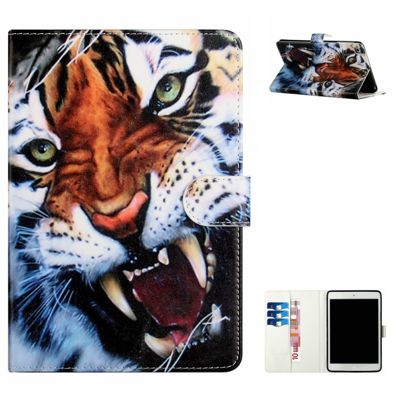 Hülle iPad Mini 5 (2019)/4/3/2/1 Tiger Face