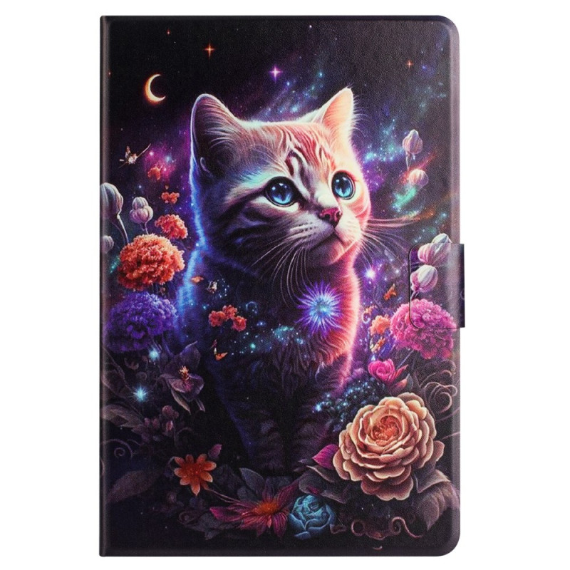 iPad Mini 5 (2019)/4/3/2/1Katze Floral Hülle