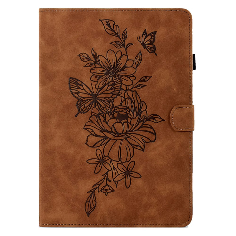 Hülle iPad Mini 5 (2019)/4/3/2/1 Wildlederoptik Floral