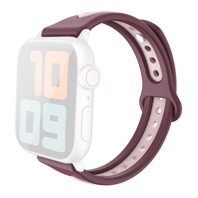 Armband Apple Watch Series 46mm bis 42mm / SE / Ultra 49mm Zweifarbig AHASTYLE